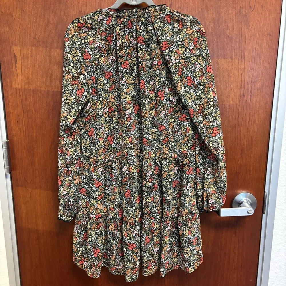Show Me Your MuMu Ditsy Floral Birdie Boho Flowy Bridal Shower Mini Dress XS - Picture 7 of 13